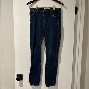 Abercrombie & Fitch Dark Blue Skinny Jeans